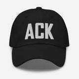 ACK Airport Code Embroidered Dad Hat Nantucket Massachusetts - CRE PYT