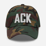 ACK Airport Code Embroidered Dad Hat Nantucket Massachusetts - CRE PYT