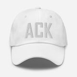 ACK Airport Code Embroidered Dad Hat Nantucket Massachusetts - CRE PYT