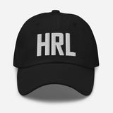 HRL Airport Code Embroidered Dad Hat Harlingen Texas - CRE PYT
