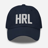 HRL Airport Code Embroidered Dad Hat Harlingen Texas - CRE PYT