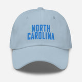 North Carolina Embroidered Dad Hat | Aqua Thread - CRE PYT