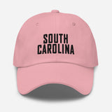 South Carolina Embroidered Dad Hat | Black Thread