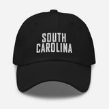 South Carolina Embroidered Dad Hat | White Thread - CRE PYT
