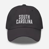 South Carolina Embroidered Dad Hat | White Thread - CRE PYT