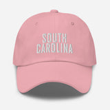 South Carolina Embroidered Dad Hat | White Thread - CRE PYT