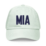 MIA Airport Code Pastel  Embroidered Dad Hat Miami Florida - CRE PYT