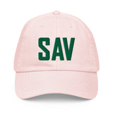 SAV Airport Code Pastel Savannah Georgia Embroidered Dad Hat - CRE PYT
