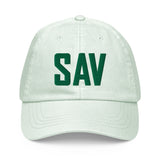 SAV Airport Code Pastel Savannah Georgia Embroidered Dad Hat - CRE PYT