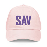 SAV Airport Code Pastel Savannah Georgia Embroidered Dad Hat - CRE PYT