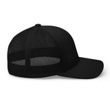 Ask Me About Real Estate Embroidered Trucker Hat | Black Thread