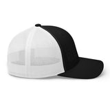Ask Me About Real Estate Embroidered Trucker Hat | Black Thread