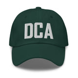DCA Airport Code Embroidered Dad Hat Washington DC District of Columbia Arlington Virginia - CRE PYT