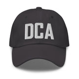 DCA Airport Code Embroidered Dad Hat Washington DC District of Columbia Arlington Virginia - CRE PYT