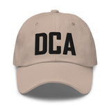 DCA Airport Code Embroidered Dad Hat Washington DC District of Columbia Arlington Virginia - CRE PYT