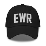 EWR Airport Code Embroidered Dad Hat Newark New Jersey - CRE PYT