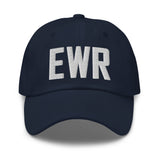 EWR Airport Code Embroidered Dad Hat Newark New Jersey - CRE PYT