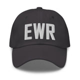 EWR Airport Code Embroidered Dad Hat Newark New Jersey - CRE PYT