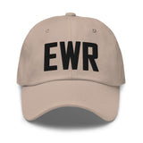 EWR Airport Code Embroidered Dad Hat Newark New Jersey - CRE PYT