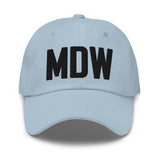 MDW Airport Code Embroidered Dad Hat Chicago Illinois - CRE PYT
