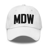 MDW Airport Code Embroidered Dad Hat Chicago Illinois - CRE PYT